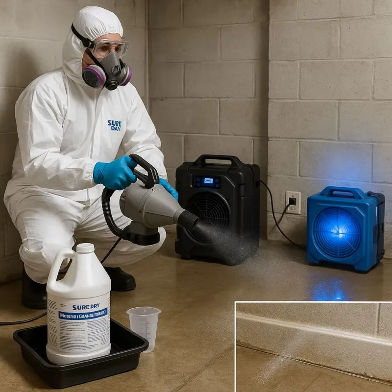Sanitization and Odor Removal process in Burlington, NJ
