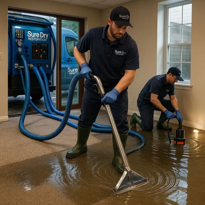 Water Extraction and Removal process in Burlington, NJ